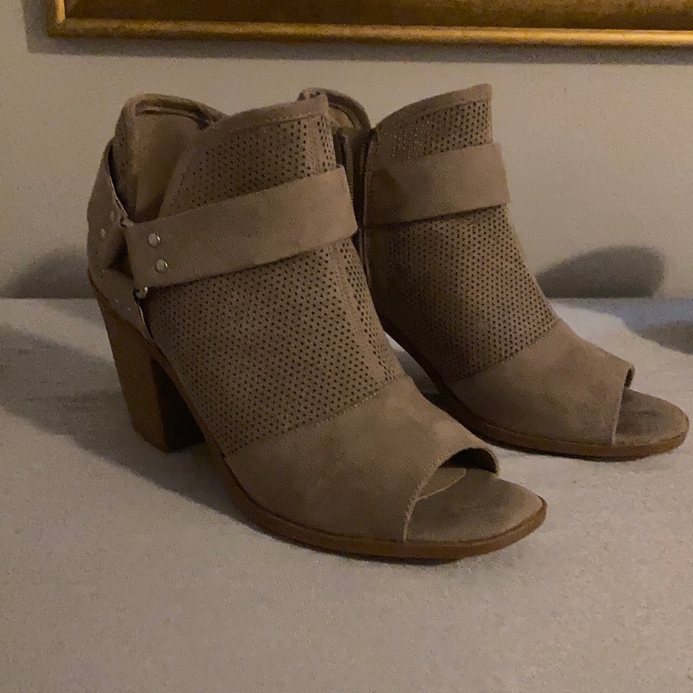 Fergalicious by Fergie Augustine Tan Ankle Booties